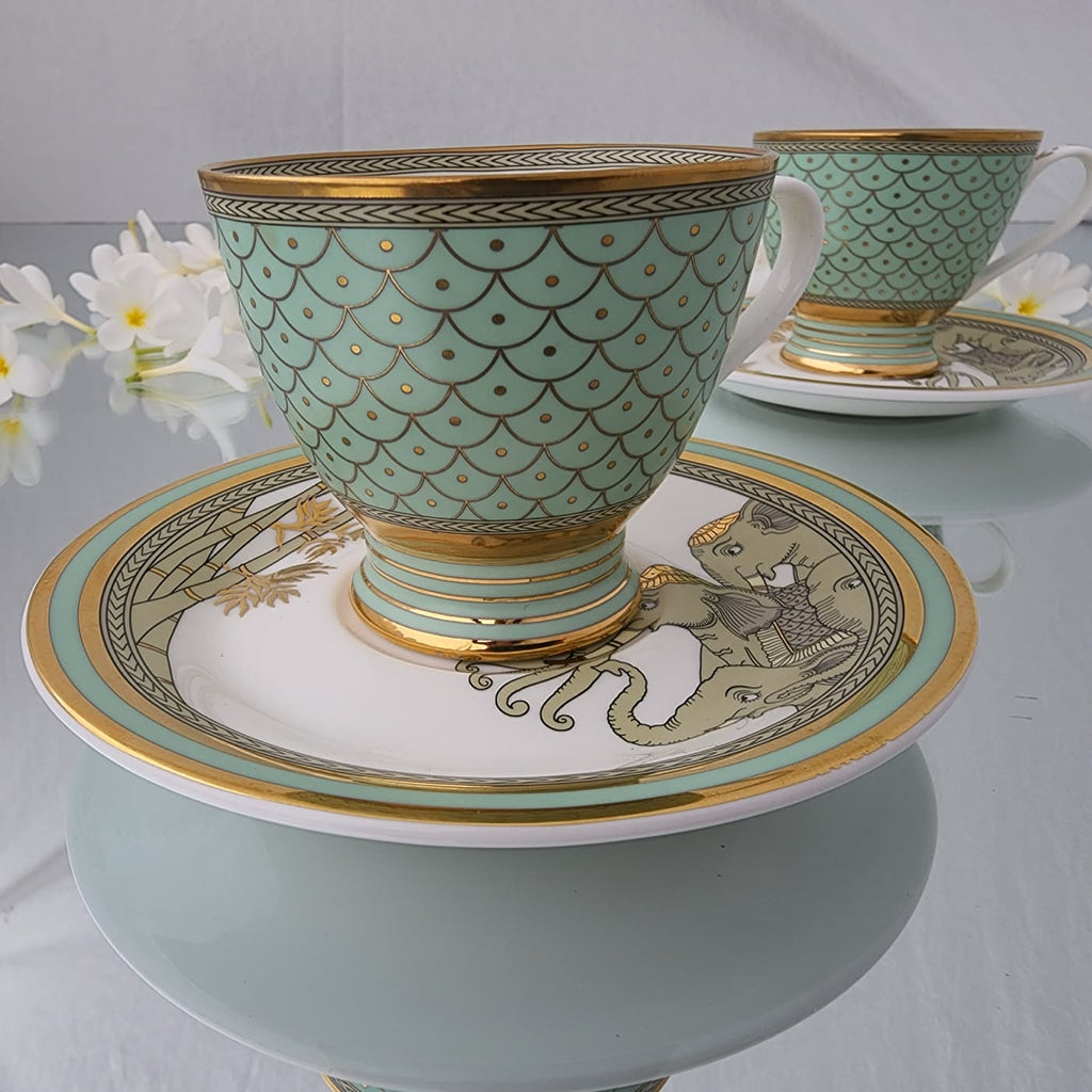 Floral Illusion Cup Saucer Set 12 Pieces | Ceramic Mugs Set | Custom  Ceramic Mug Set | Mug Gift Set | Printed Ceramic Mugs | Personalised Mugs  India