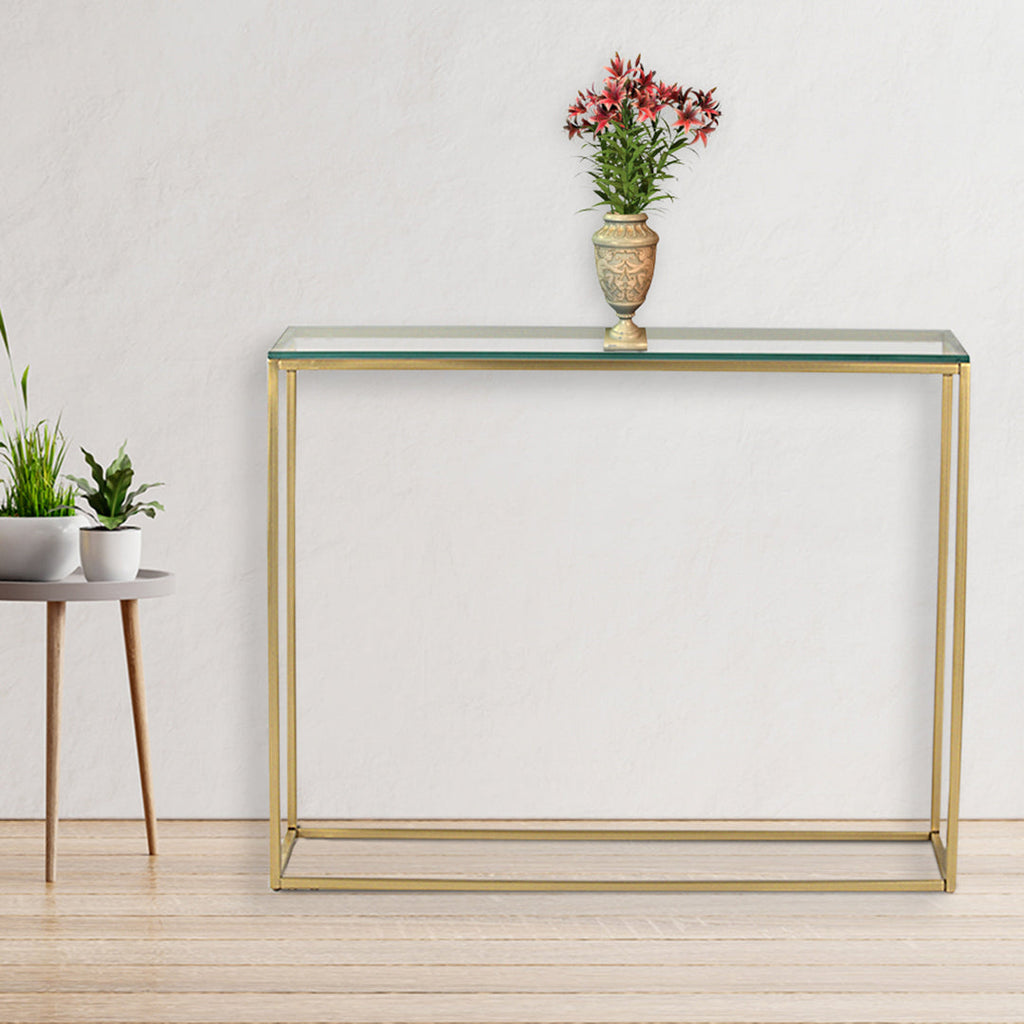 Windsor Glass Console Table - Claymint® - Online Modern Furniture Store India