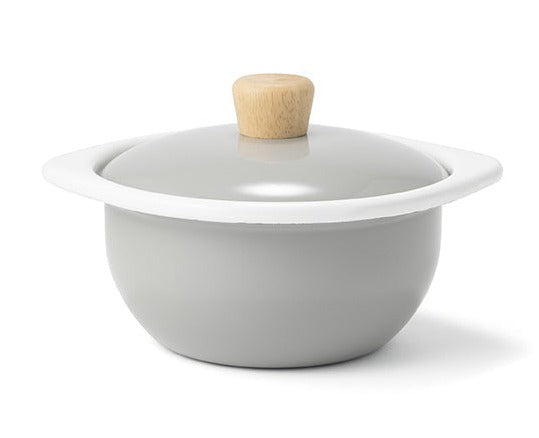 Cocotte With Lid - Light Grey