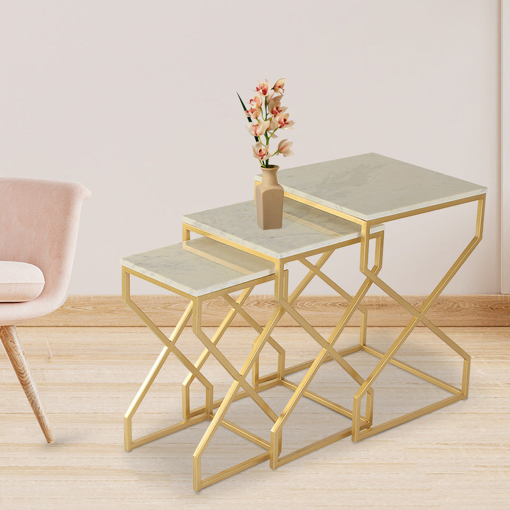 Melbourne Nesting Table - Claymint® - Online Modern Furniture Store India