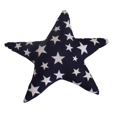 Star Cot Pillow - Navy