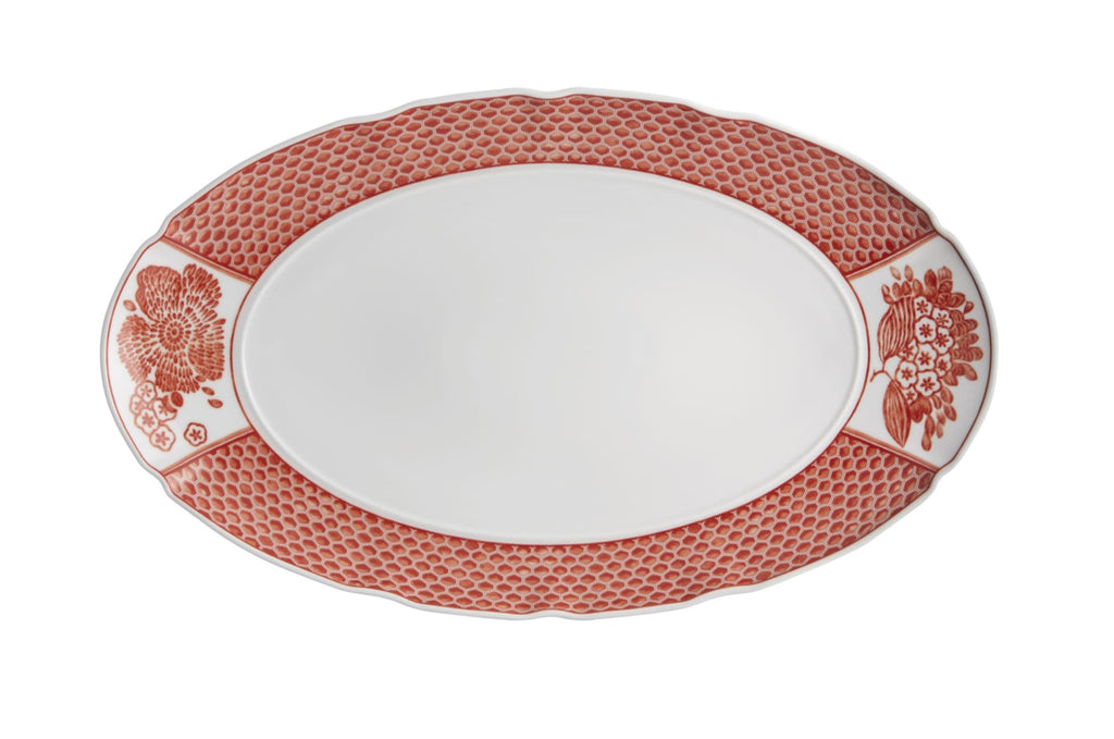 Large Oval Platter Coralina