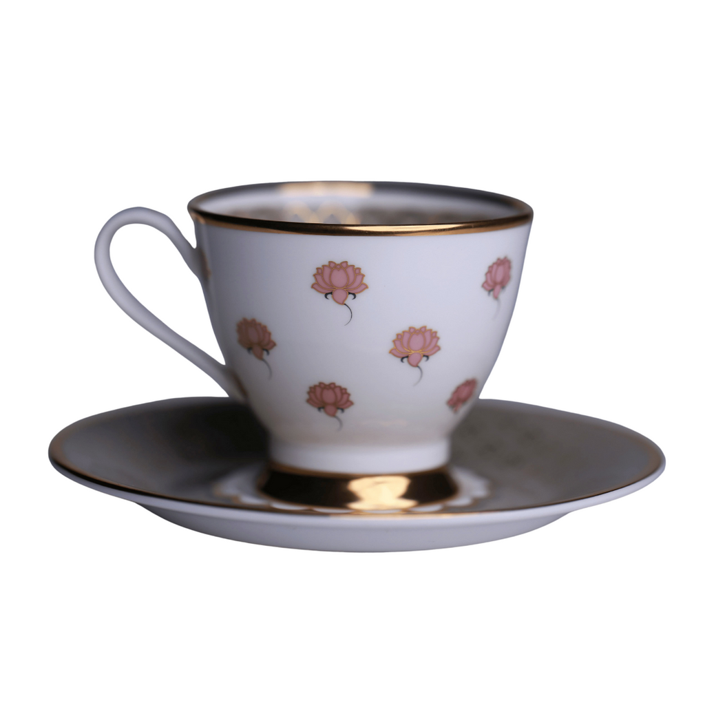 Pichwai - Tea Cup Saucer (Set of 2)