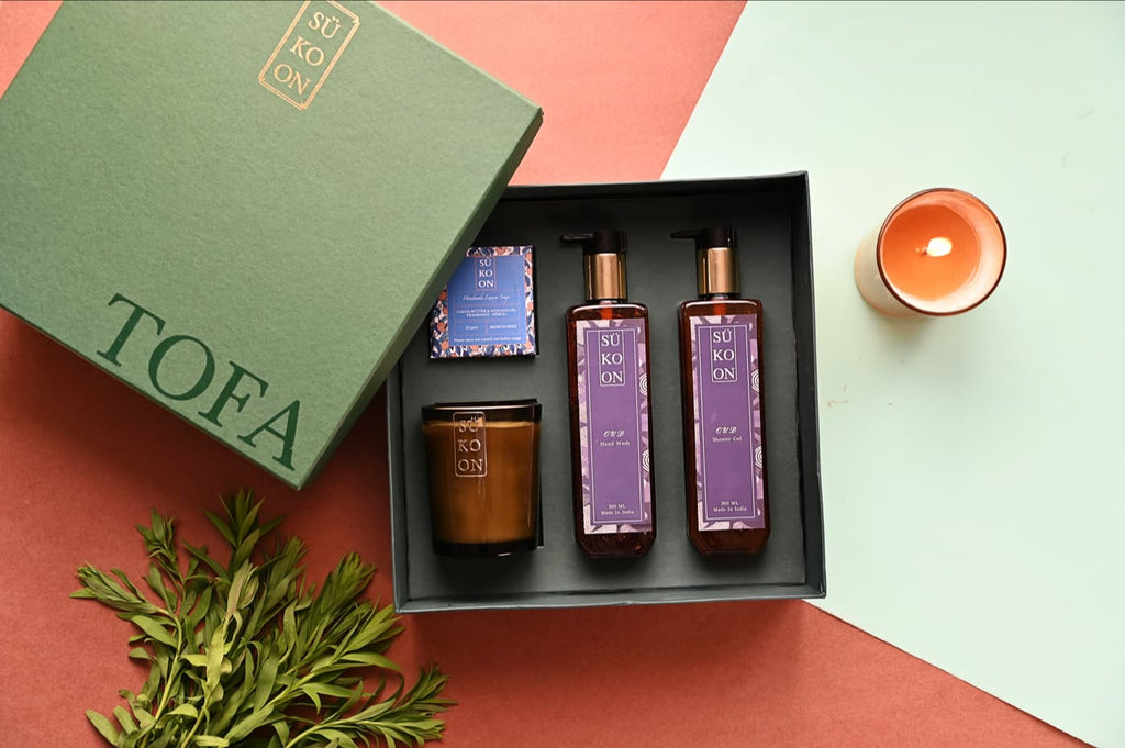 Oud Box - Oud Fragranced Candle, Shower Gel, Hand Wash And Hand Made Soap