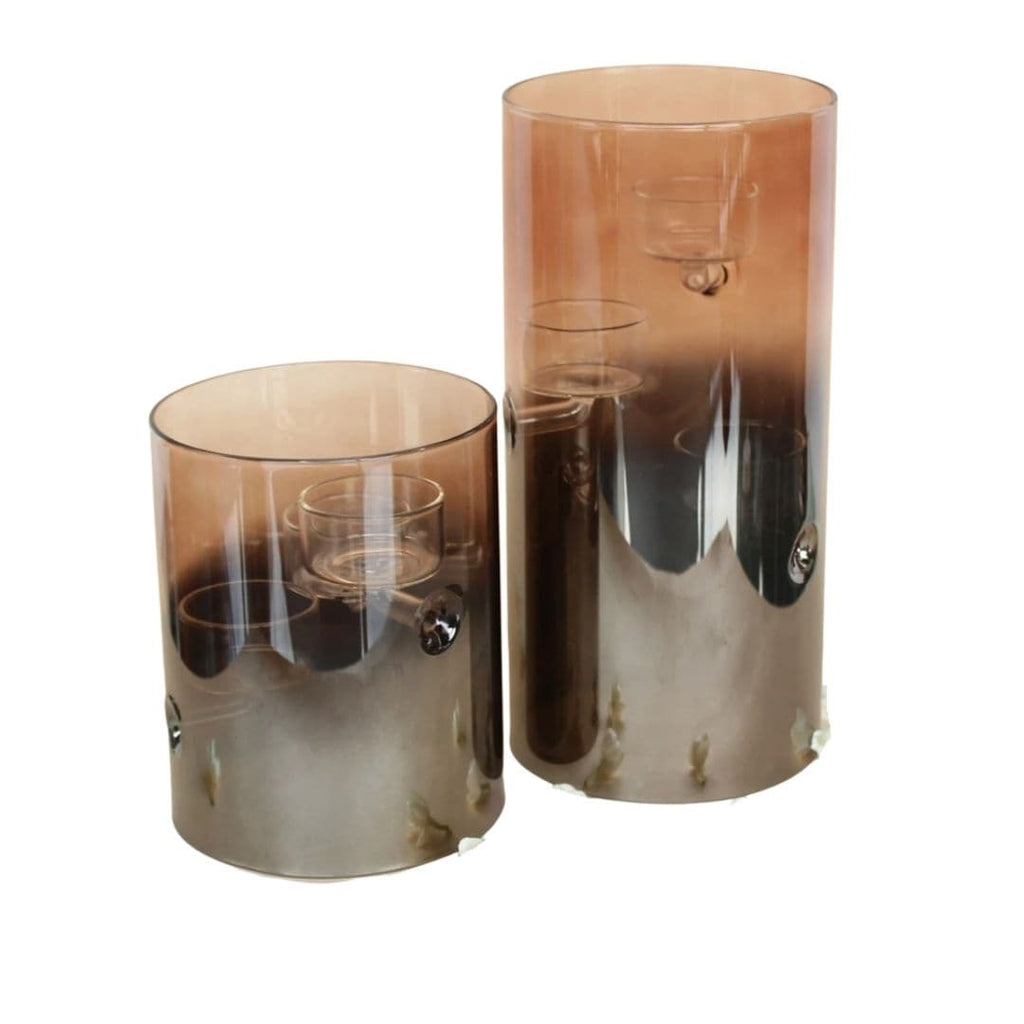 Brown Triple T Light Stand Set