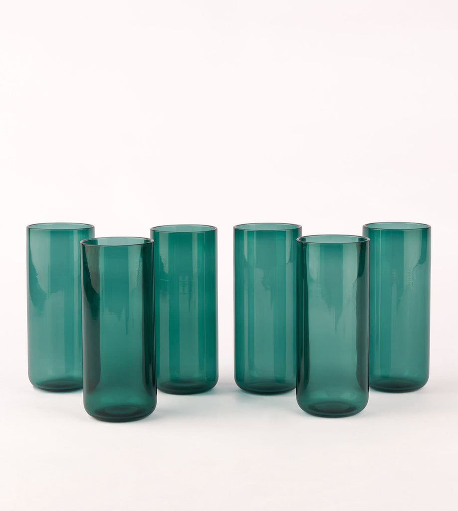 Juliette Cocktail Glasses – Teal (Set of 6)