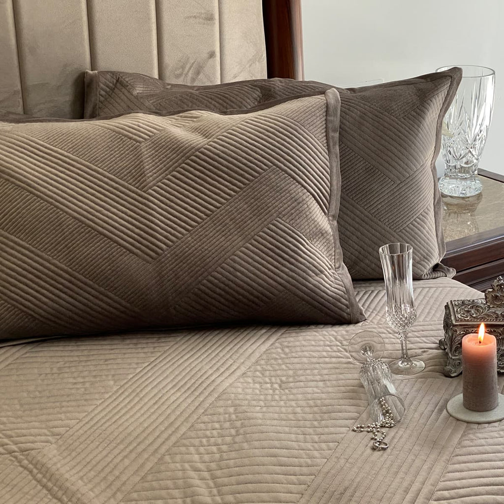 Regal Silver Bedspread