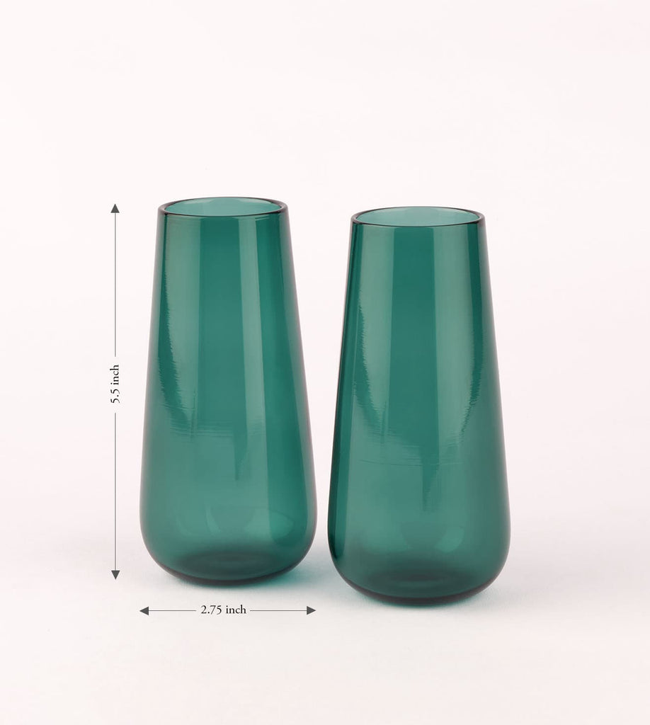 Juliette Cocktail Glasses (Round) – Teal (Set of 6)