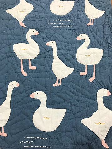 Flamingo Cot Quilt