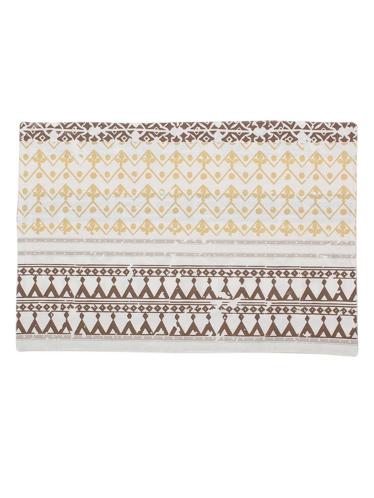 Valleri Cotton Set Of 2 Placemat-Beige