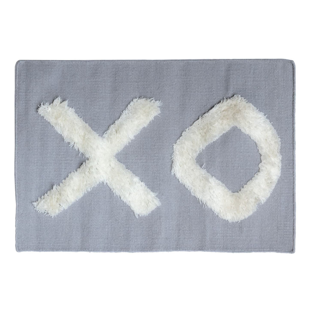The Xo Cement Grey Hand-Woven Rug