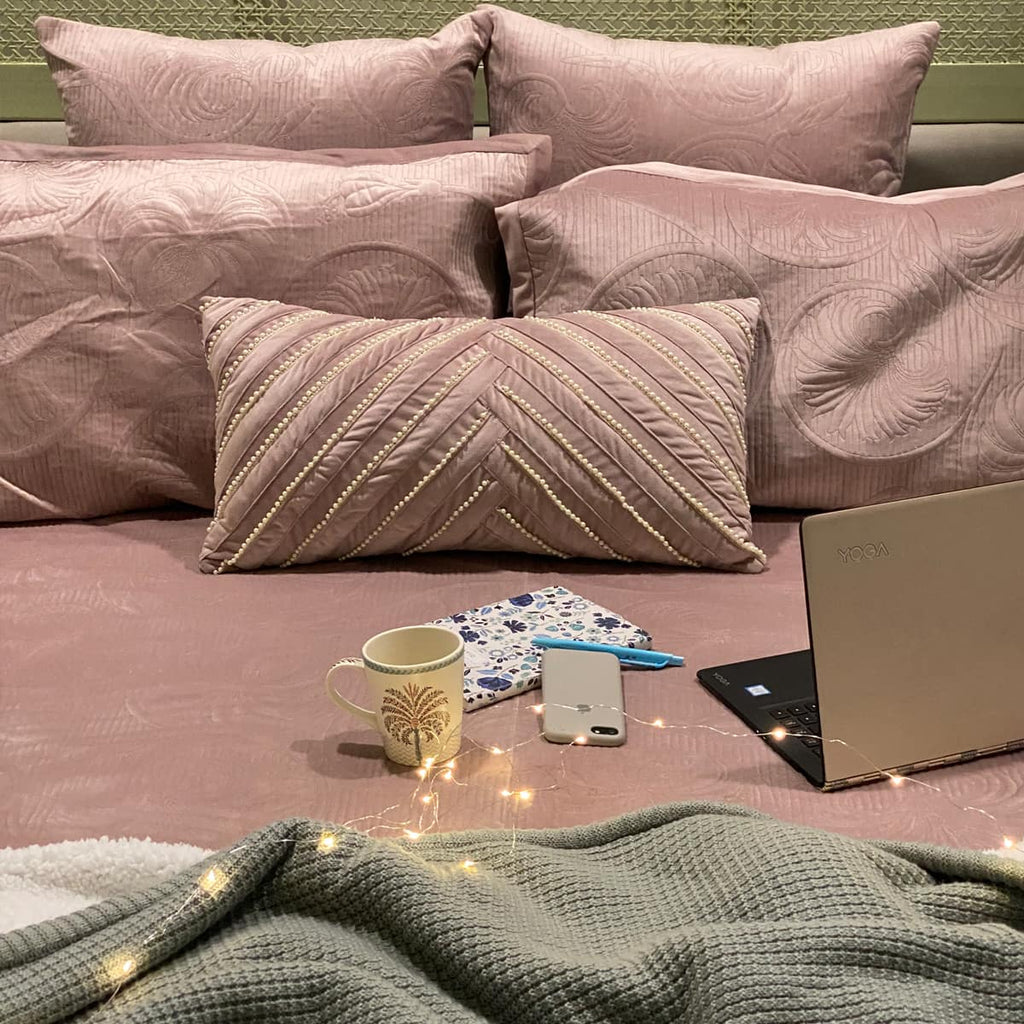 Marina Onion Pink Bedspread