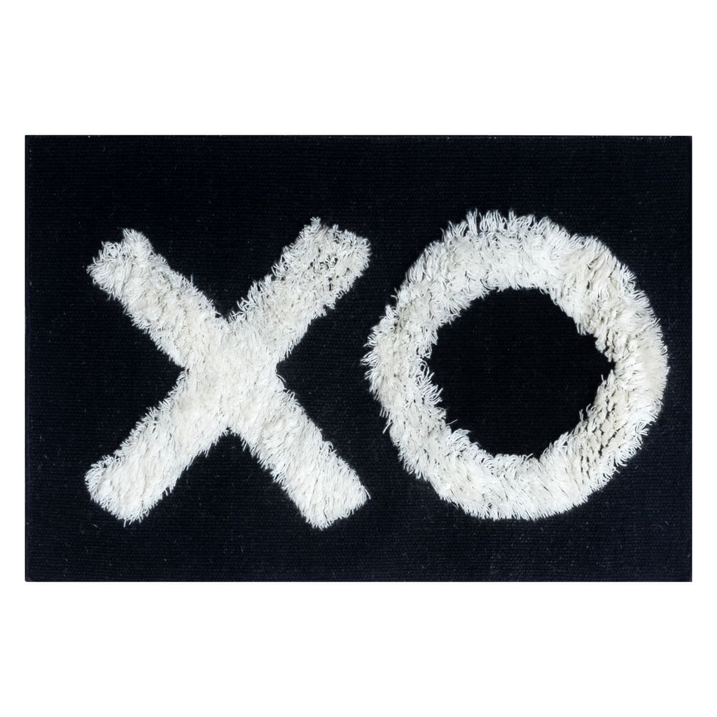 The Xo Cosmos Black Hand-Woven Rug