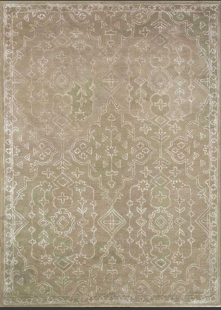 Grey Traditional Hand Tufted Rug