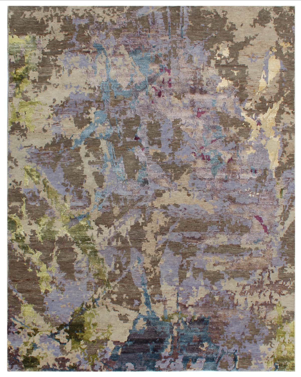 Camel  Purple Hand Knotted Rug – Mi Casa Collective