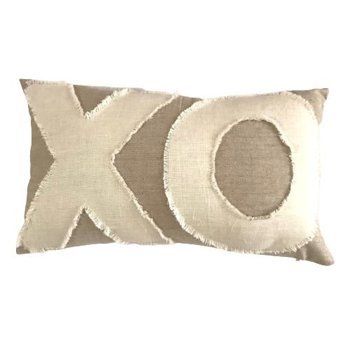 XO Cushion Cover - Beige