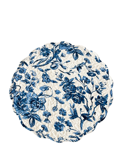 Blue Floral Placemat (Set Of 4)