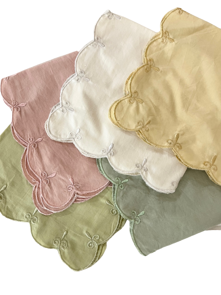 New Victorian Scallop Napkins