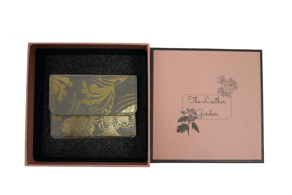 Gulmohar Playing Cards Sleeve - Grey