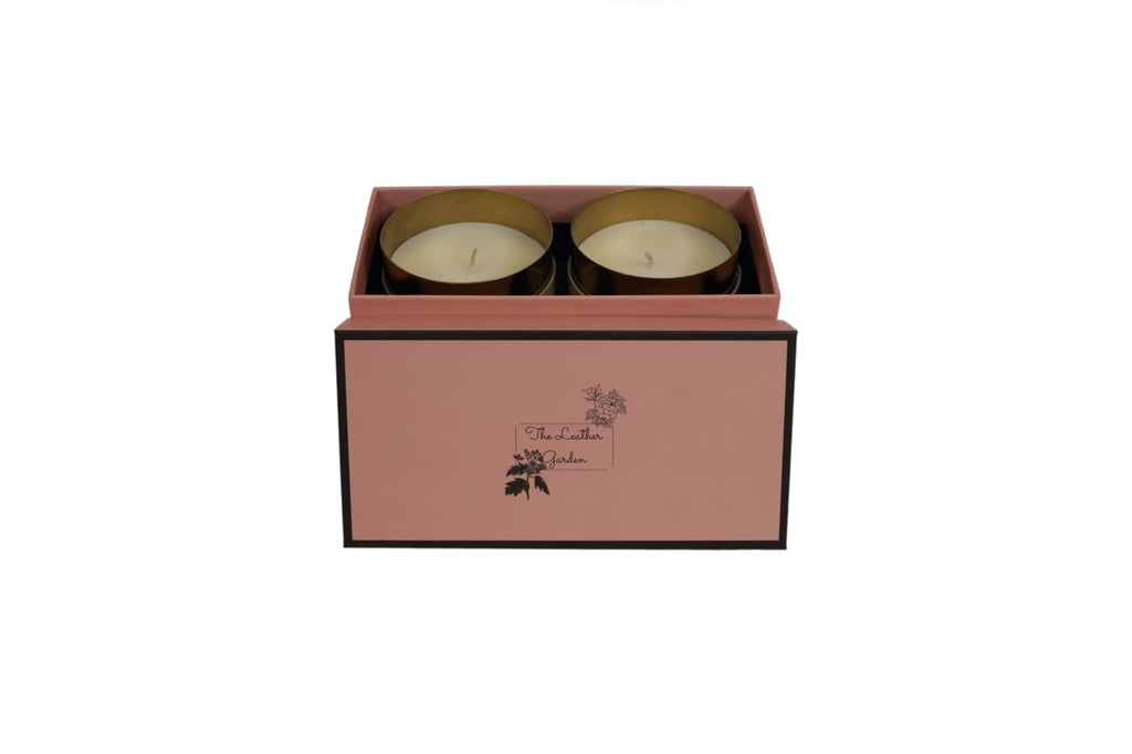 Jasmine & Oud Candle (Set of 2) - Grey