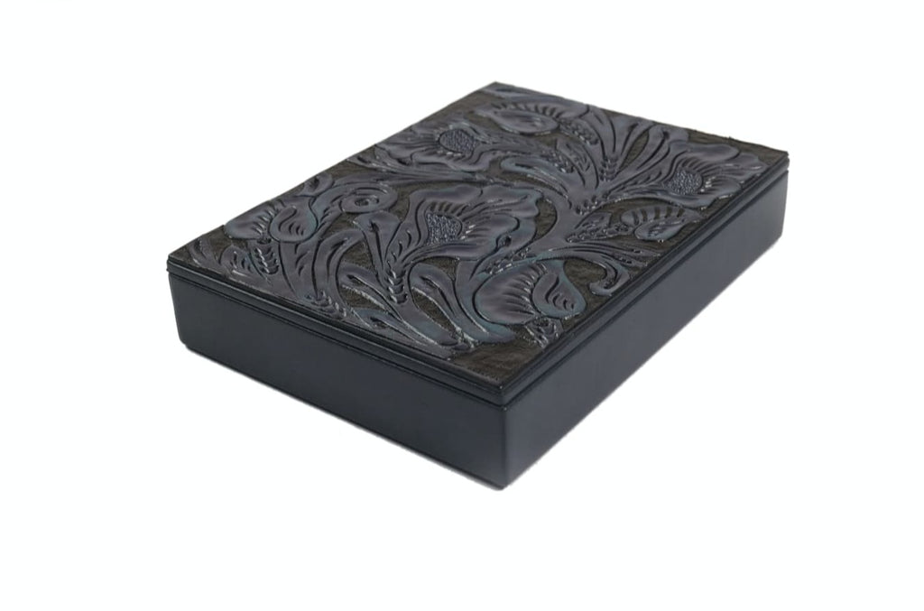 Banyan Playing Card Box - Indigo