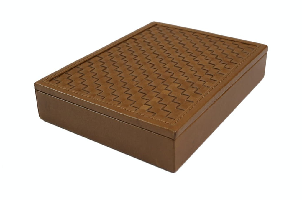 Oak Playing Cards Box - Mud