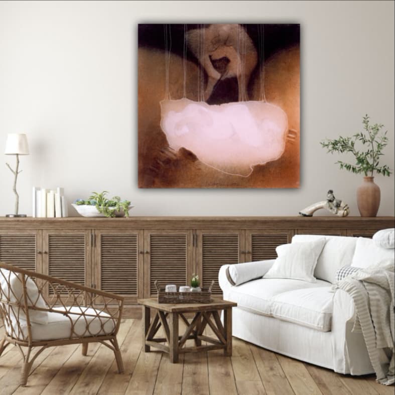 Abstract II by Ishwar Chandra Singh