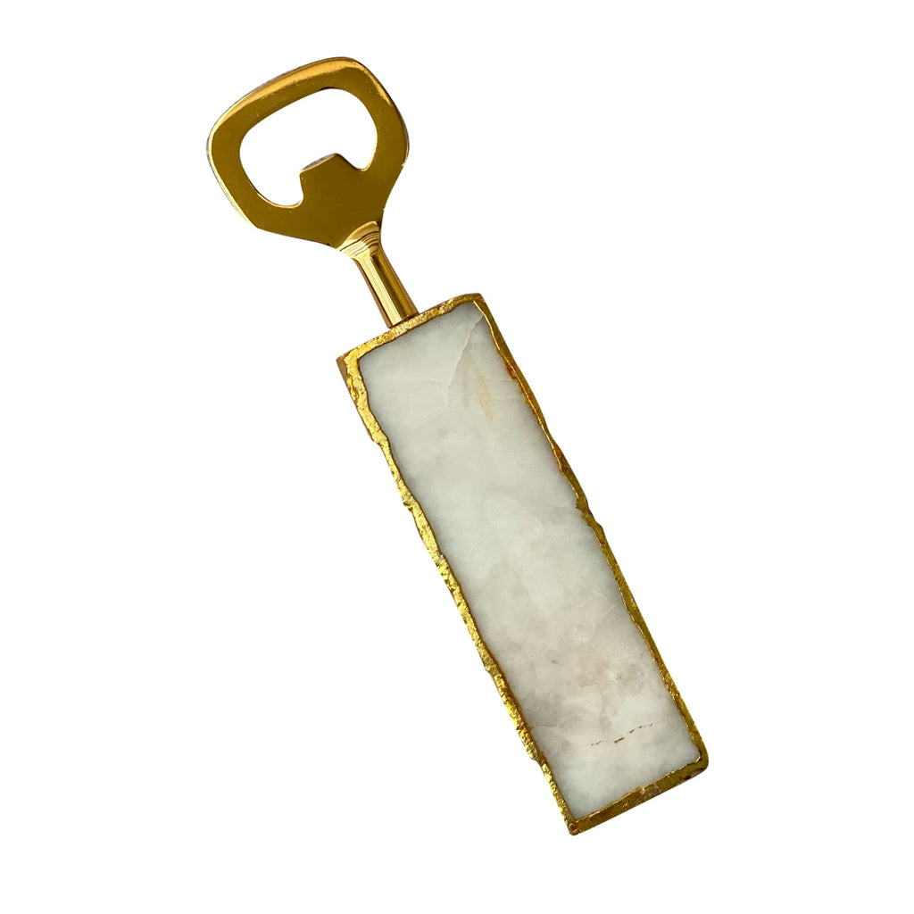 Agate Bottle Opener White