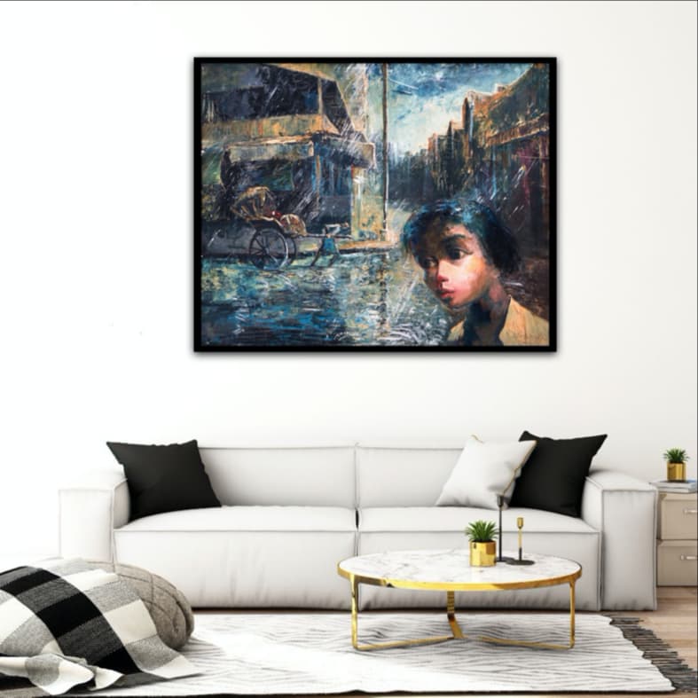 Calcutta Rain by Asit Sarkar