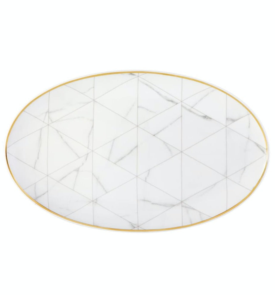 Carrara Large Oval Platter