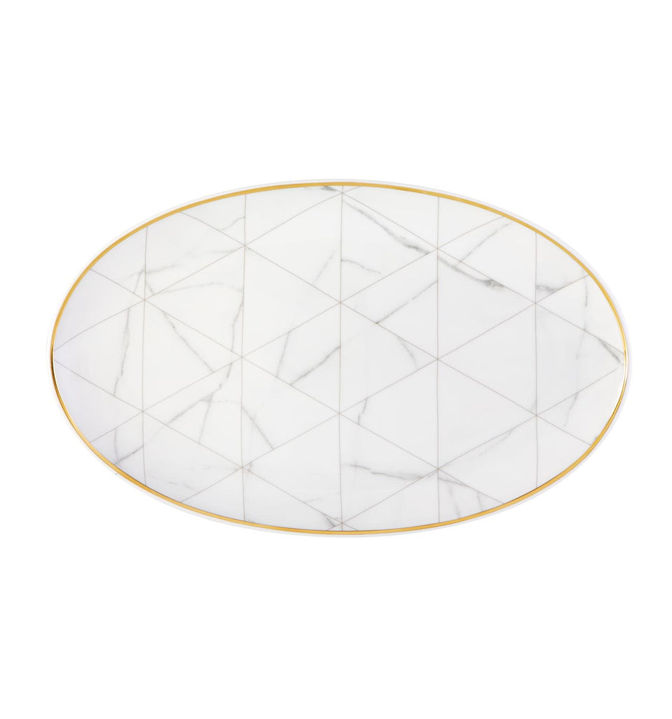 Carrara Medium Oval Platter