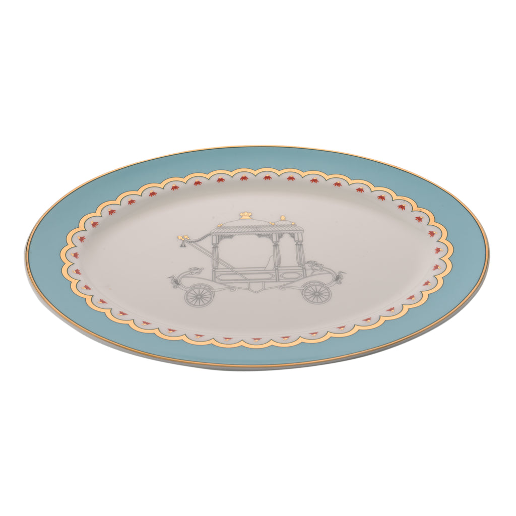 Dasara Oval Platter