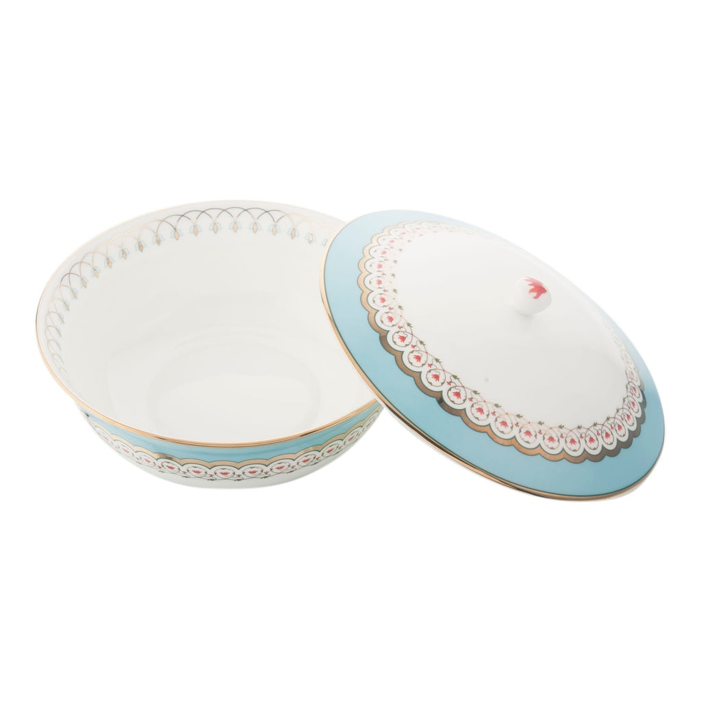 Dasara Serving Bowl With Lid 2 Portion