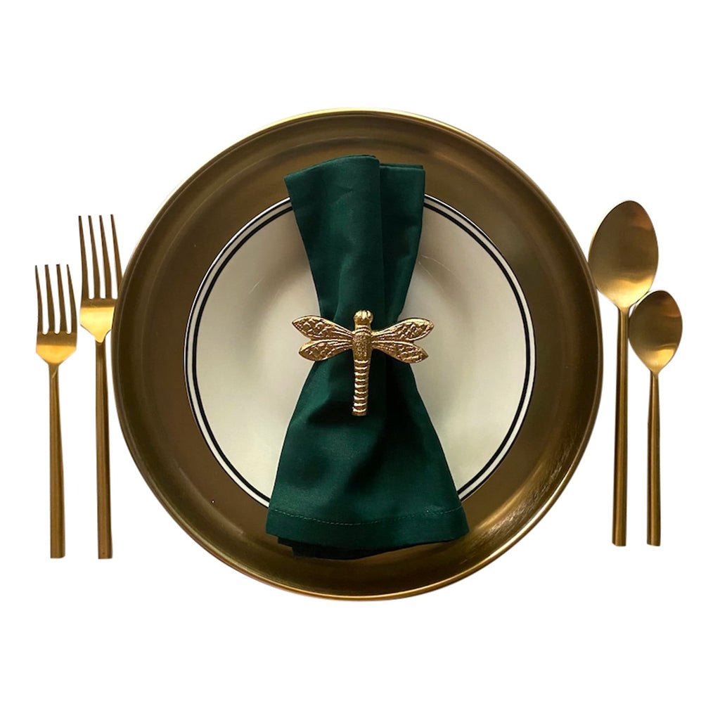 Dragon Fly Napkin Ring - Set Of 4
