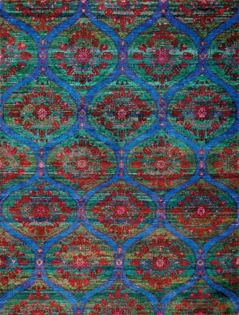 Damask Saree Silk carpet