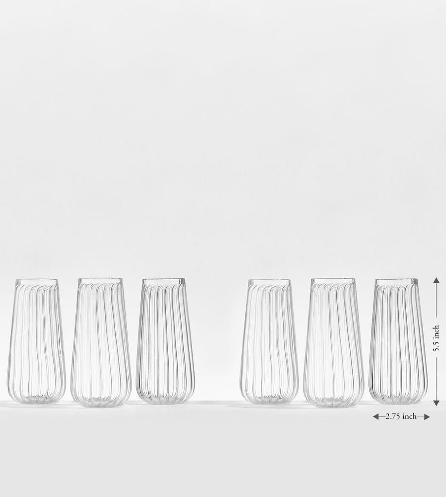 Firdaus Cocktail Glasses - Round (Set of 6)