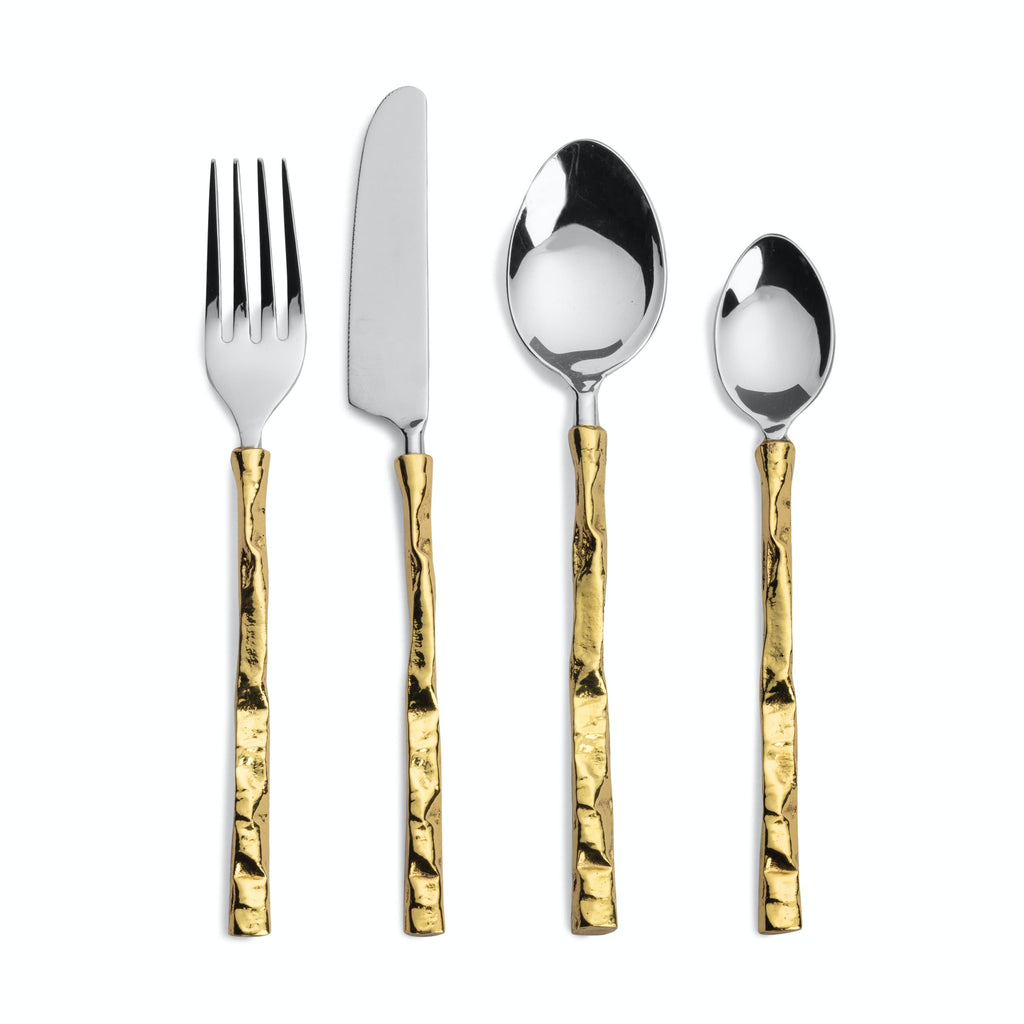Gold ADVAII Cutlery Set (Set of 24)