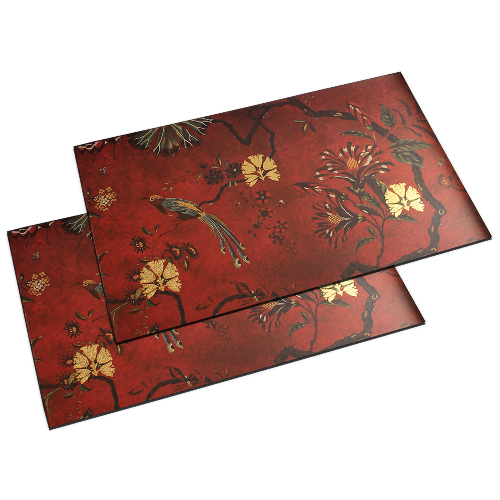Maroon Gulbagh Table Placements (Set Of 6)