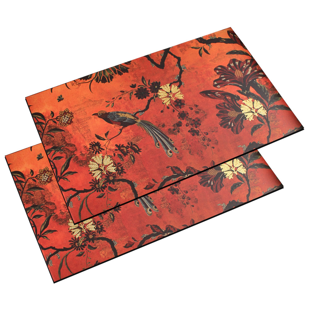 Orange Gulbagh Table Placements (Set Of 6)