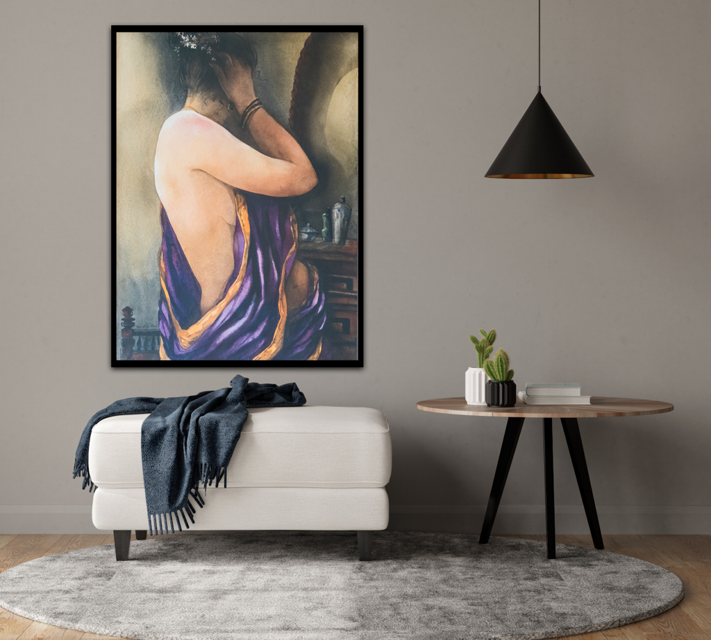 Woman in Purple by Sudip Roy