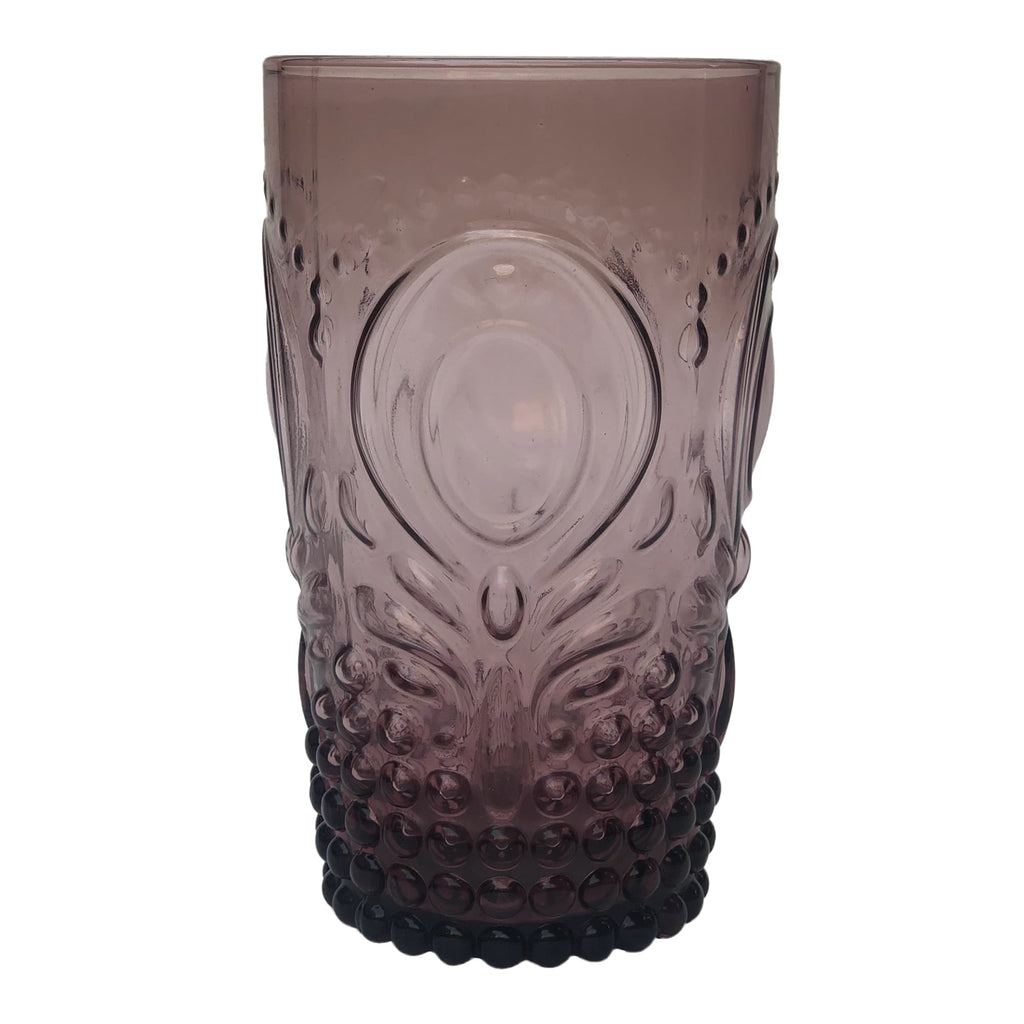 Plum Embossed Large Tumbler (Set of 6)