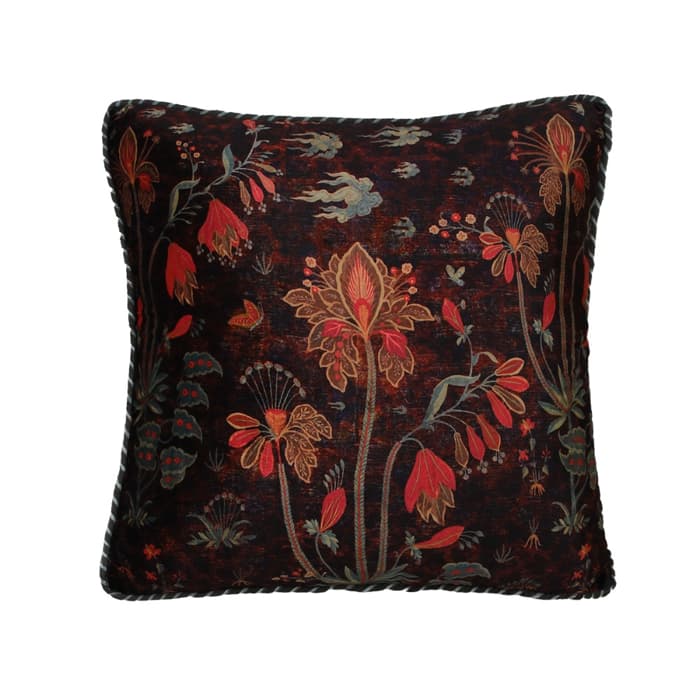 Isfahan Boota Cushion Cover - Brown
