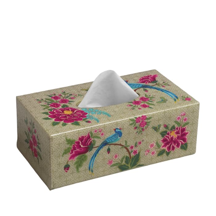Opium Tissue Box Holder - Cream