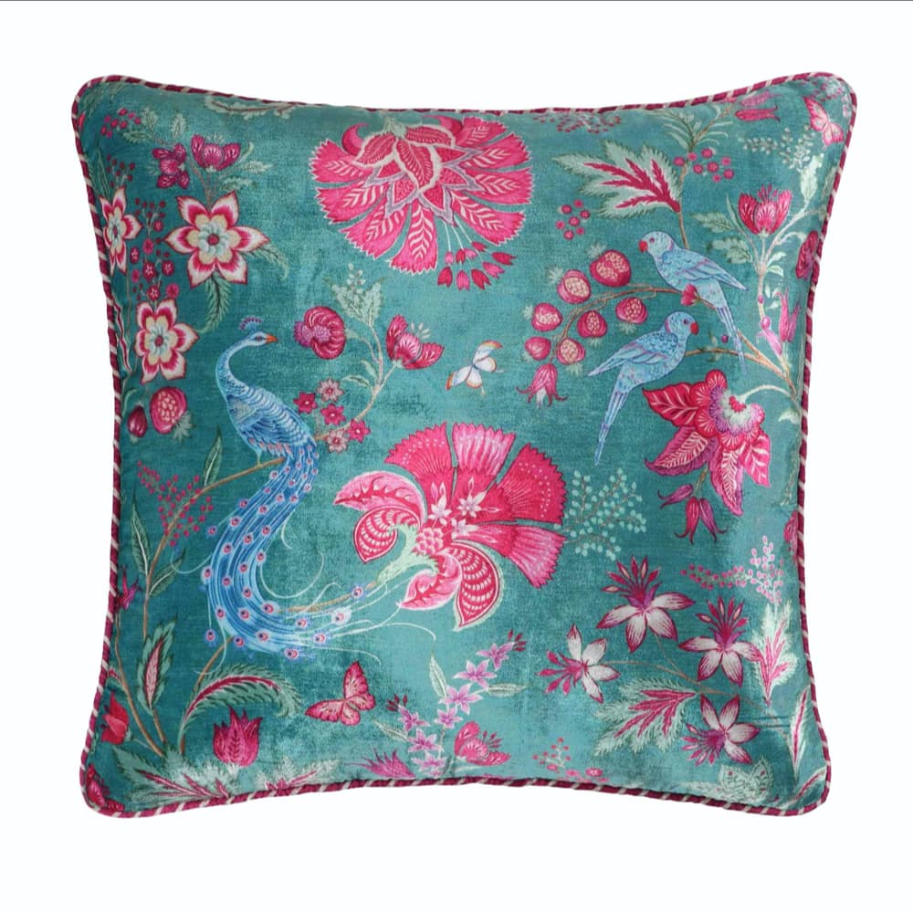 Kanha Cushion Cover - Aqua