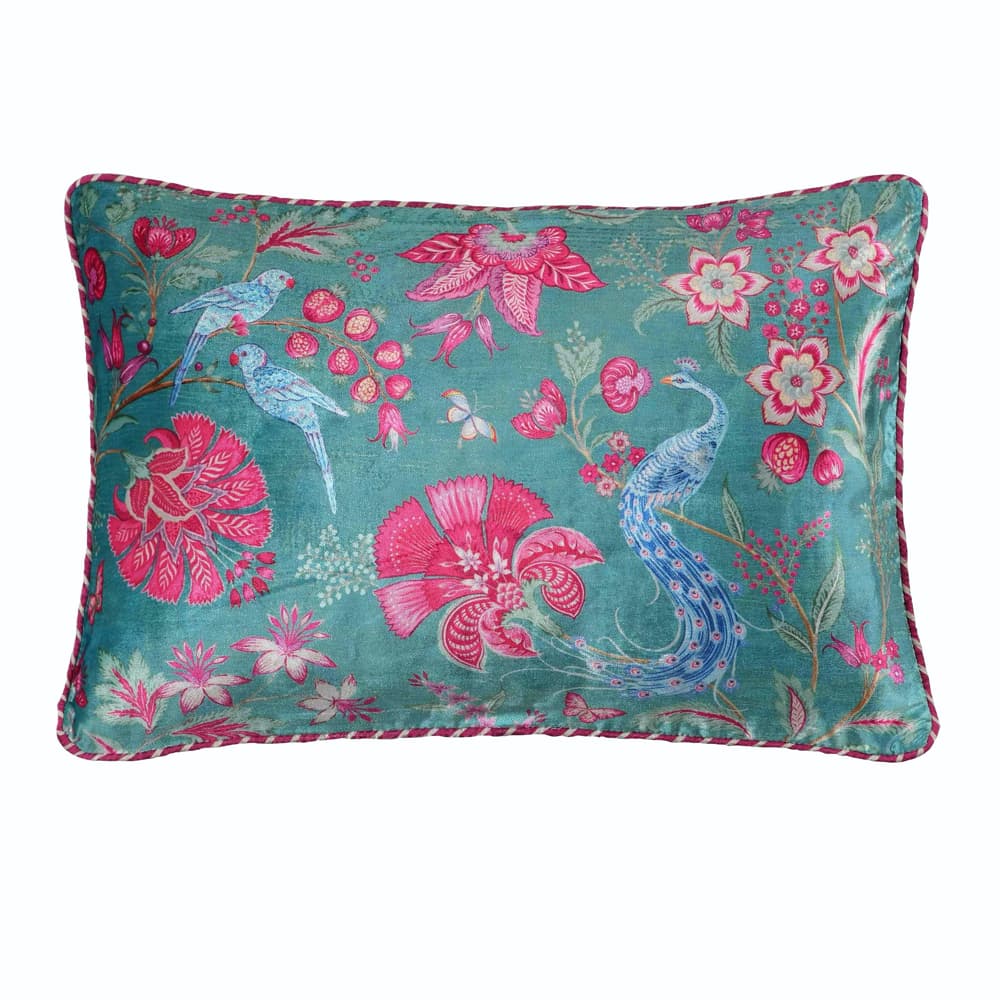 Kanha Cushion Cover - Aqua slim