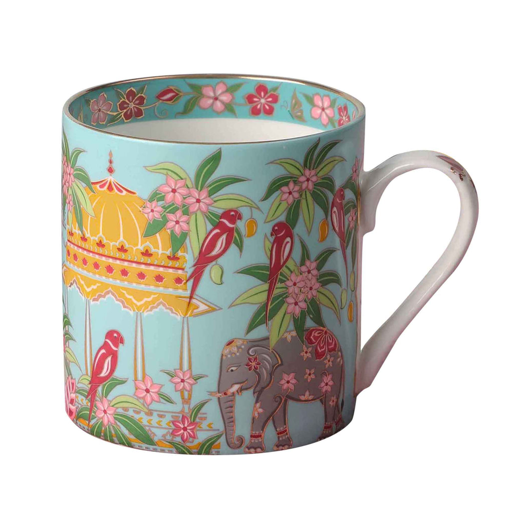 Kanha Elephant Mugs - Blue