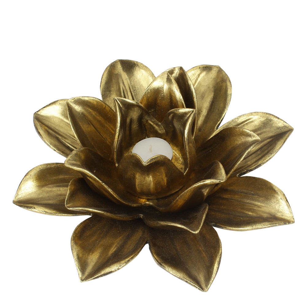 Gold Lotus Votive (Big)