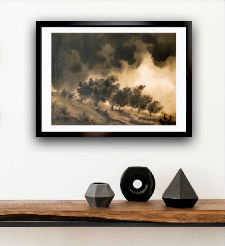 Over the Hill by Amitava De Sarkar