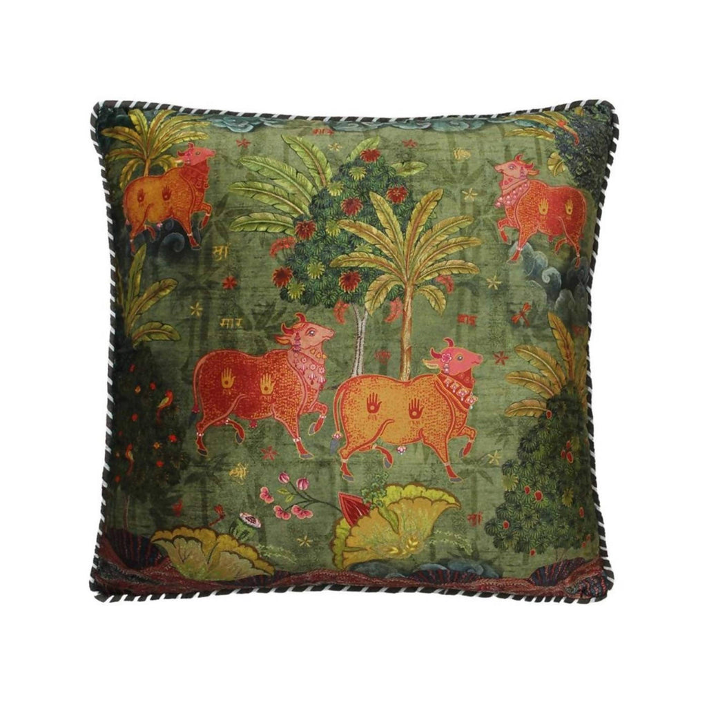 Anandi Cushion Cover - Jade