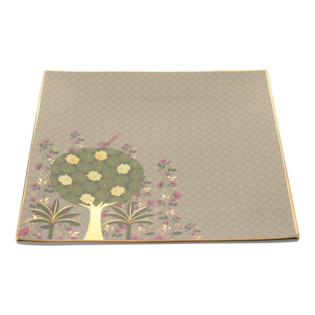 Pichwai Square Platter